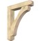 Ekena Millwork Legacy Craftsman Rough Sawn Bracket w/ Offset Brace, Douglas Fir, 8"W x 42"D x 48"H BKT0806X42X48LEC04RDF - alternate 1